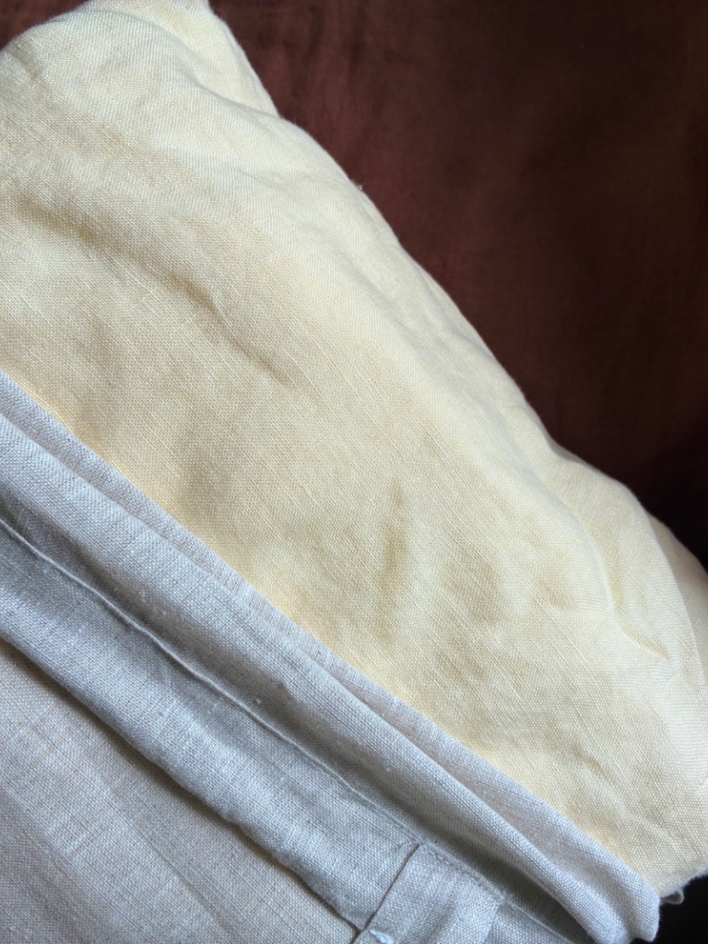 NWT Limoncello Bed Threads KING / CALI KING 100% Flax Linen Duvet Cover - Picture 3 of 8